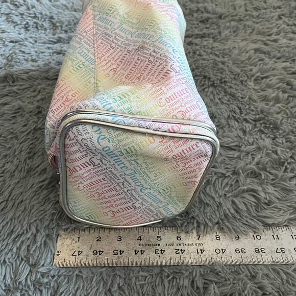 Juicy Couture Mini Duffle Bag Rainbow Hand Bag Y2K - Picture 10 of 12